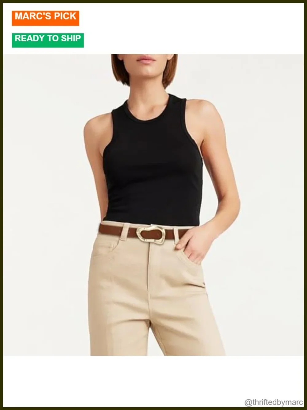 Faux Leather Belt with Artistic Gold Buckle for Women